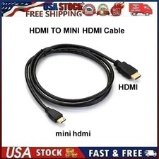 Mini HDMI to HDMI Cable 1080p 3D Male-Male High Speed Cable
