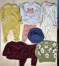 Baby Girl Clothing Bundle 3-6 Months Outfits Sleepers Set Lot Cute Mixed Brands