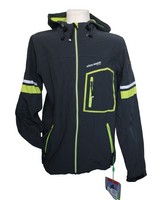 Herren Softshelljacke Jacke Skijacke White Season Antrazit Grau Gelb Gr. M Neu