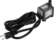 Jebao PP333LV Submersible Fountain Pump, 66 GPH 2.5W, Black