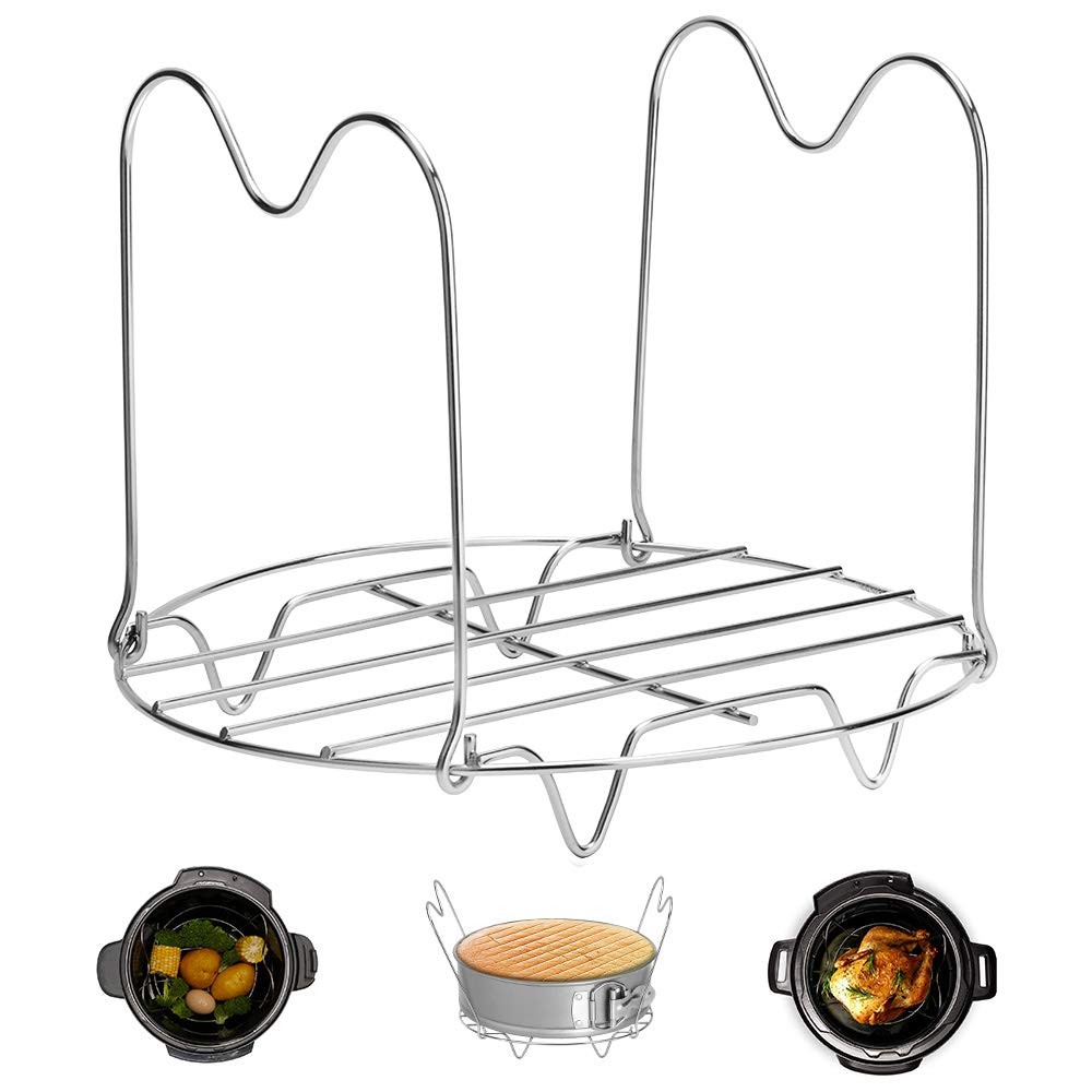Steamer Rack Trivet with Handles Compatible 7.7 inch handles