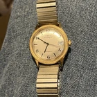 VTG Men’s  Timex Automatic Gold Tone Date Watch 3422010880 Running Self Winding