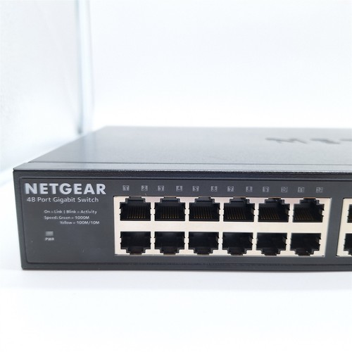 NETGEAR 48-Port Gigabit Ethernet Unmanaged Essentials Switch (GS348) *READ* - Picture 2 of 4