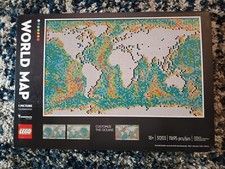 LEGO Art: World Map 31203 - Retired - New Sealed Box