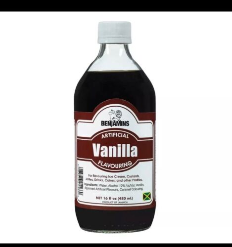 Jamaican Benjamin’s Artificial Vanilla Flavoring 16 Oz