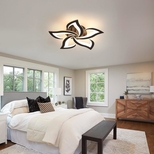 Moderno Plafoniera LED Dimmerabile 40W con Telecomando/APP da Soffitto Soggiorno - Foto 9 di 10