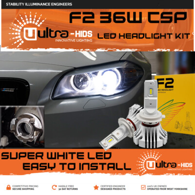 Kit Full LED H7 Per BMW Serie 5 F10 F11 Luci Anabbaglianti CANbus Bianco Potente 6500k 8000lm