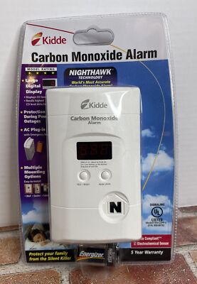 Kidde Carbon Monoxide Alarm  KN-COPP-3 Plug-in With digital display￼ Brand New