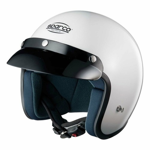 NUOVO SPARCO Club j-1 BIANCO x1 caschi in esclusiva CASCO INTEGRALE 003317  | eBay