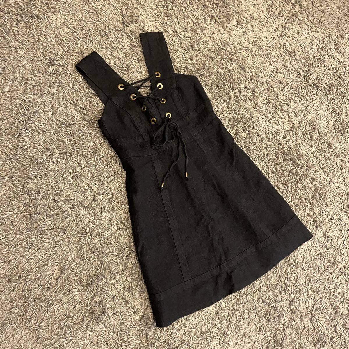 J.CREW Collection Black Lace Up Dress in Structured Linen Size 2 | eBay J.CREW Collection Black Lace Up Dress in Structured Linen Size 2 | eBay