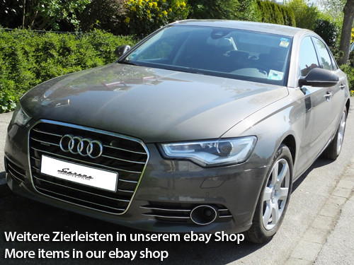Fueraudi A6 C7 4G - 3M Chrome Trim for Grill Grille - Picture 8 of 8