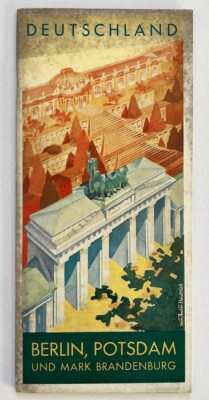 Original Vintage Reiseprospekt - DEUTSCHLAND - GERMANY -BERLIN -POTSDAM- 1930er Jahre