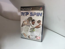 MINT Top Spin Tennis  game for Playstation 2 PS2 NTSC NEW Never used #J15