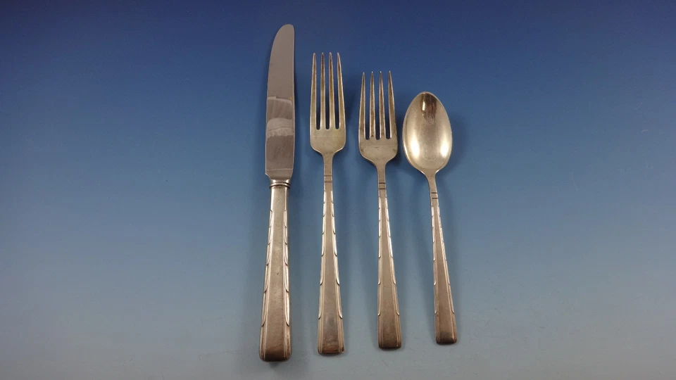 Juego de cubiertos Horizon by Easterling de plata de ley para 8 servicio 46 piezas Foto 3 de 4