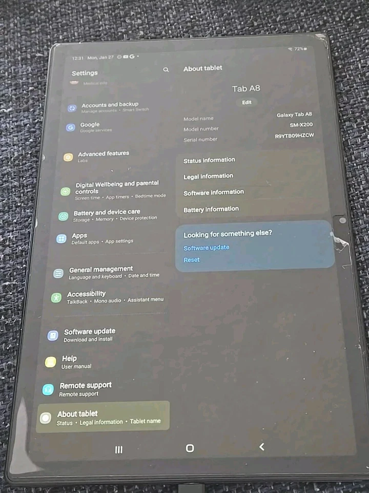 Samsung Tab 8 con Tiktok instalado Foto 2 de 4