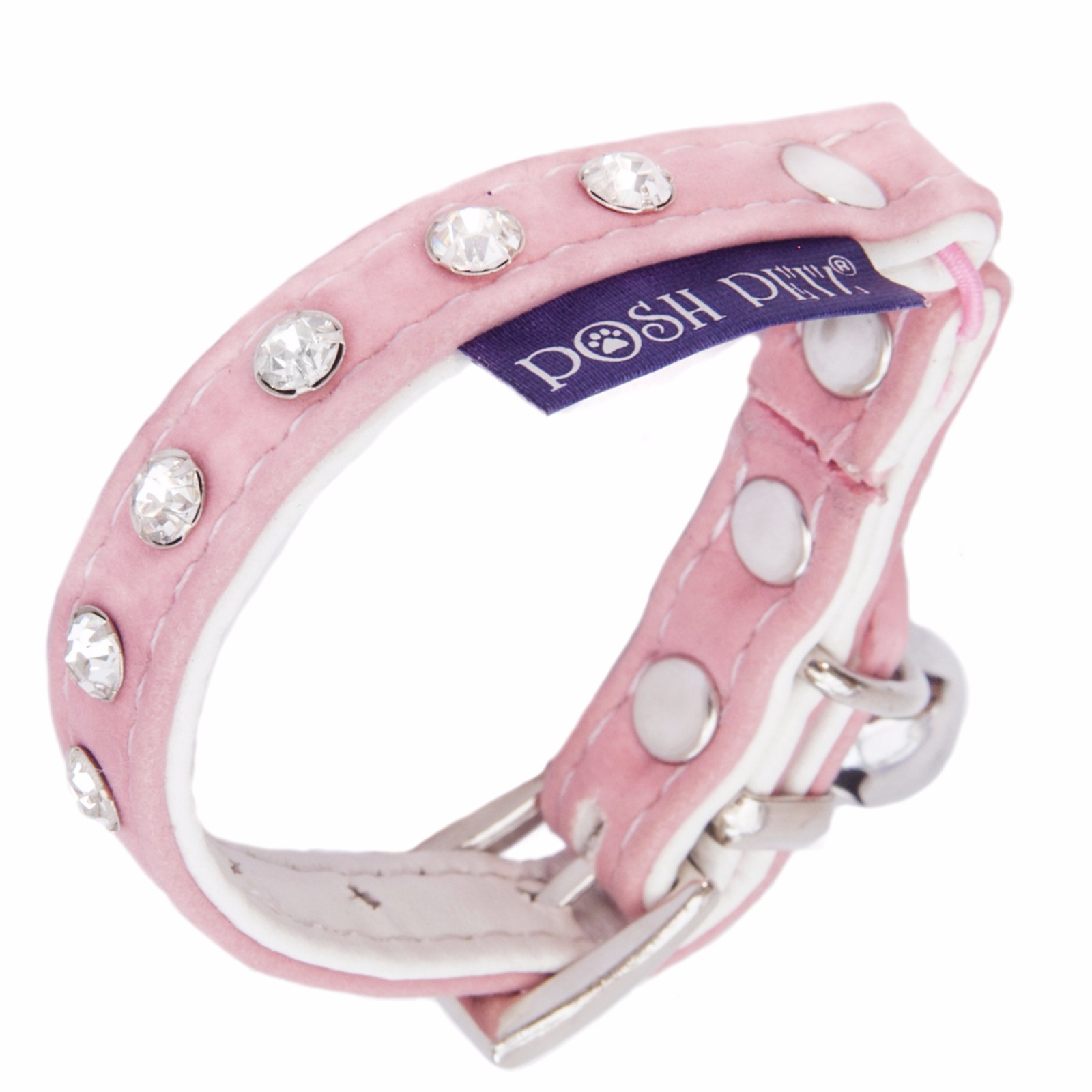 Posh Petz® Marke Diamant Kristall Samt süßes KÄTZCHEN Sicherheitskragen & G…