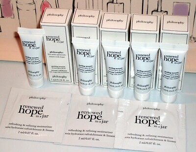 5 x 7 ml PHILOSOPHY RENEWED HOPE IN A JAR PEELING MOUSSE GLOW FACIAL MOISTURIZER