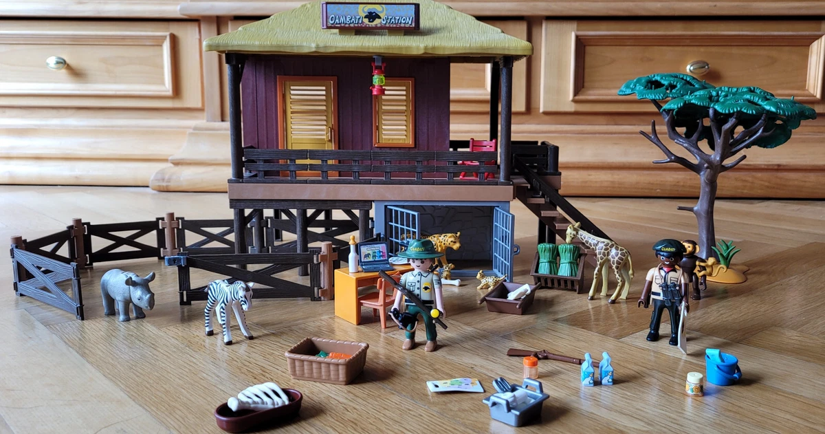 PLAYMOBIL Safari – Ringhiera Per Scala Stazione Oambati 4826 – Ricambio