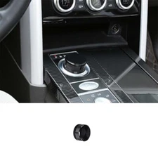 Alloy Center Console Gear Shift For Jaguar XF Black Aluminum Knob Ring 2016-2020