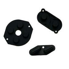  NEW Nintendo Game Boy DMG System Button Rubber Pads Set Black