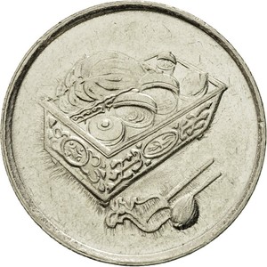 542940 Coin Malaysia 20 Sen 2008 Au 55 58 Copper Nickel Km 52 Ebay