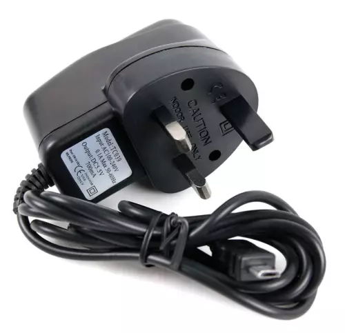 UK Fast 1Amp 3 Pin Micro USB Mains Wall Plug Adapter Charger for Kindle Models