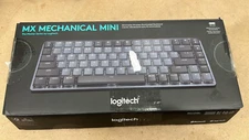 Logitech MX Mechanical Mini Wireless  Keyboard - Graphite 920-010550 Open box