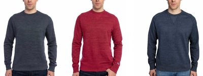 #ad #ad Champion Men#x27;s Textured French Terry Crew Neck Sweatshirt $18.99