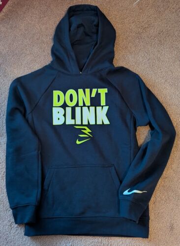 Nike 3BRAND Russell Wilson Pull Over Hoodie Youth Boy's Large DON'T BLINK NWT