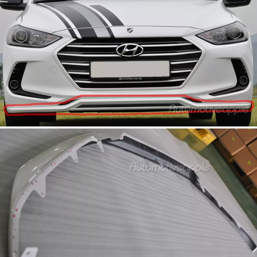 Body Kit Front Bumper for 2017 2018 Hyundai Elantra Avante AD Sport