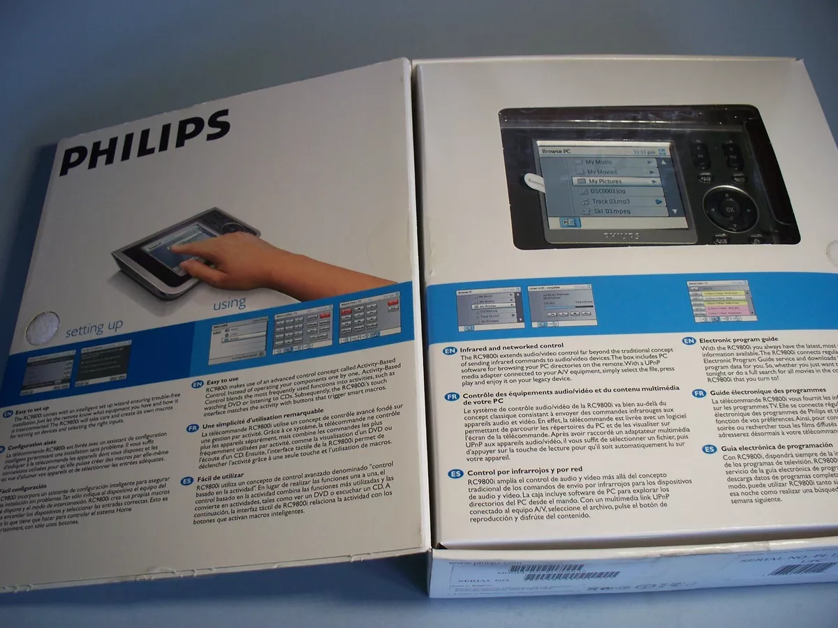 Philips RC9800i Remote Touch Screen