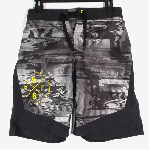 Reebok Men's Training DT Glitch One S Shorts Gray Men's Size XS - Picture 6 of 12