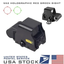 553 Black  Holographic Reflex Sight Scope Red Green Tactical Hunting 20mm Rail