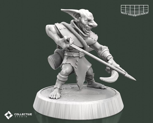 Goblin arciere miniatura goblin combattente a distanza personaggio per TTRPG come D&D 5e - Foto 4 di 20