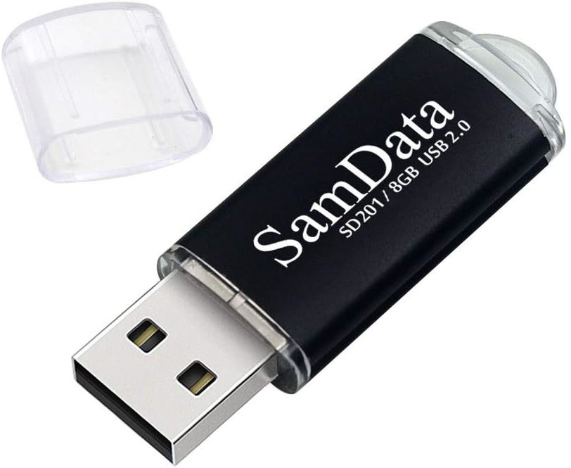 SamData USB Flash Drives 8GB 1 Pack USB 2.0 Thumb Drives Memory Stick Data Stora