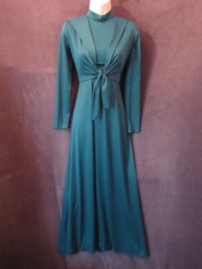 dark teal maxi dress