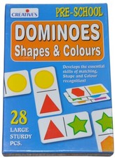DOMINOES Shapes Colours Educational PRE-SCHOOL Matching KIDS Children Game