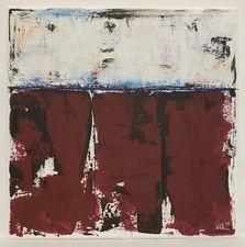 No.604 Original Abstract Modern Minimal Textured Painting By K.A.Davis 