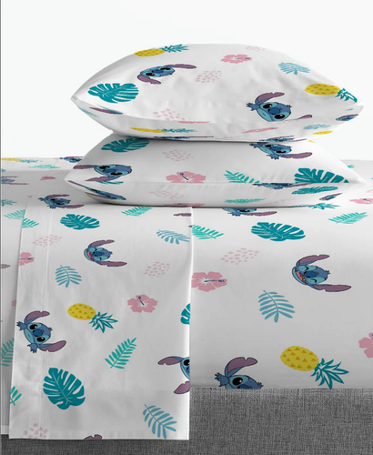 Disney's Lilo & Stitch Twin, Full & Queen Sheet Sets - 3 & 4 Piece White - Imagen 3 de 14