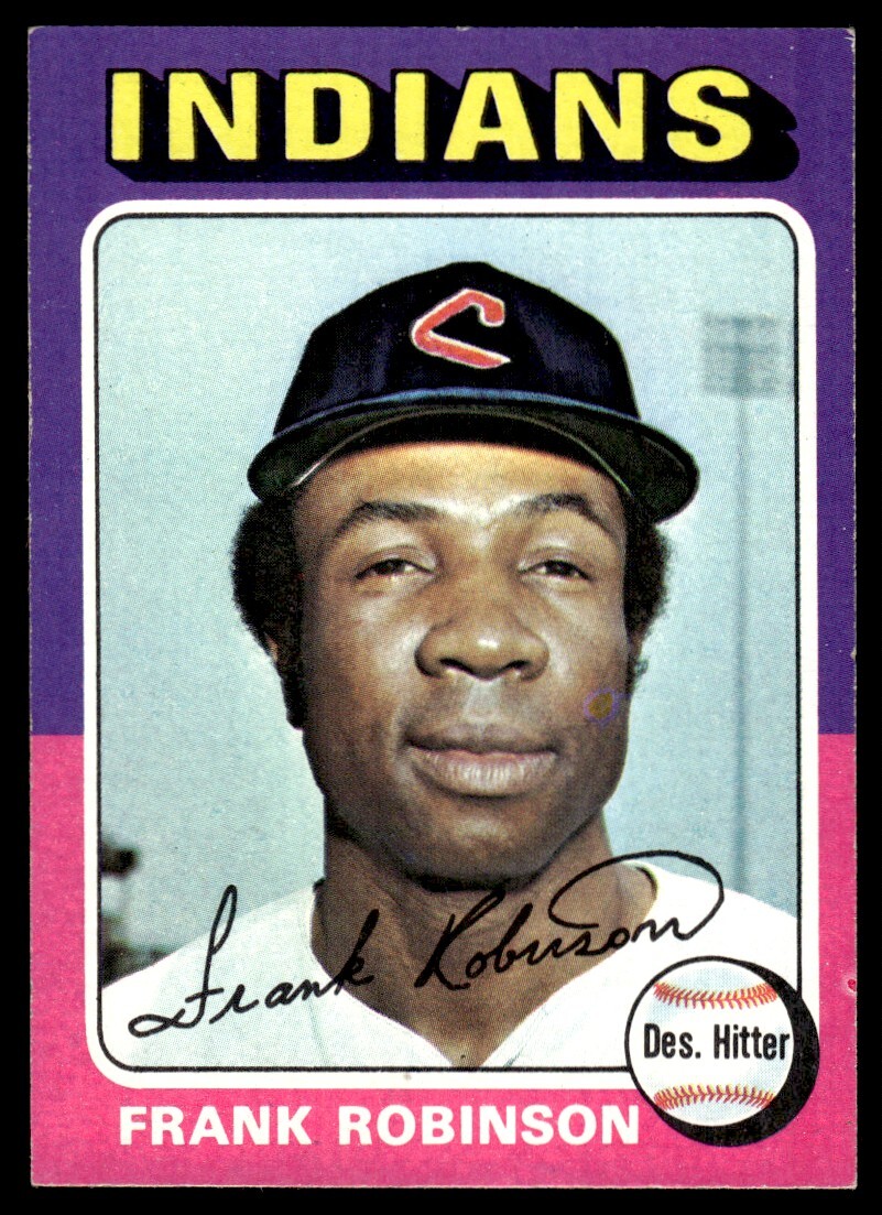 1975 Topps Frank Robinson Cleveland Indians #580 | eBay