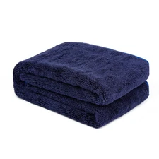 Carcarez Large Water Absorbing Car wash Microfiber Drying Towel Hemming 25 x 36"