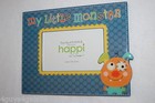 FRAME Table Top MY LITTLE MONSTER Glossy SLATE BLUE Kid 10x7.5 for 4x6 photo