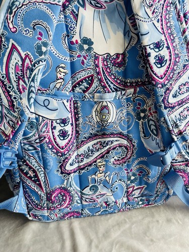 Neu mit Etikett Vera Bradley Disney Cinderella Paisley XL Campus Rucksack - Bild 7 von 16