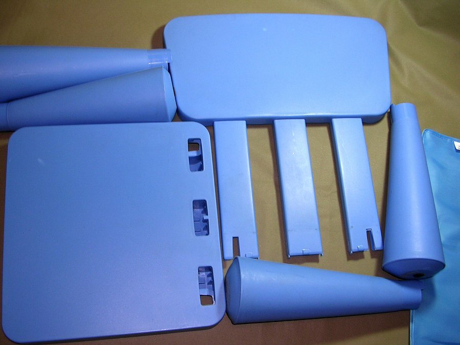 Ikea Mammut Series 16962 Children Kid Chair Indoor Outdoor Blue Over Back Pocket