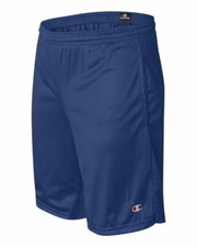 Champion Men's Mesh Shorts with Pockets - Blue, Size Small, NEW