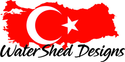Turkey Turkish Map-Flag Türkiye 5.5 (140mm) Vinyl Bumper Sticker, Decal