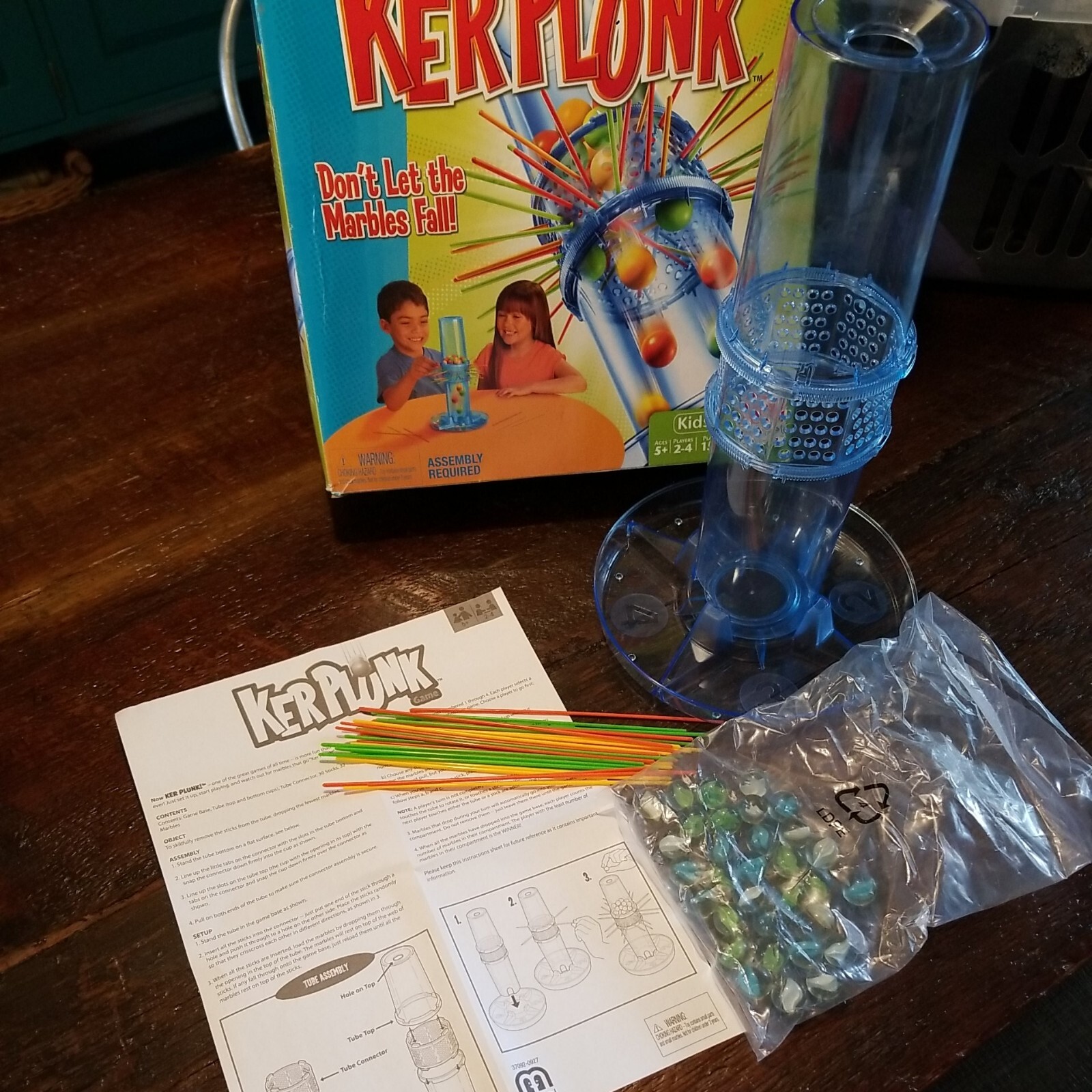Kerplunk Kids Game ~ Don't Let the Marbles Fall | eBay