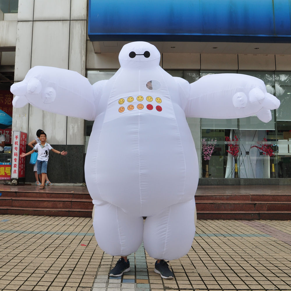 Big Hero 6 Baymax Cosplay Inflatable Costume Adult Mascot Outfit