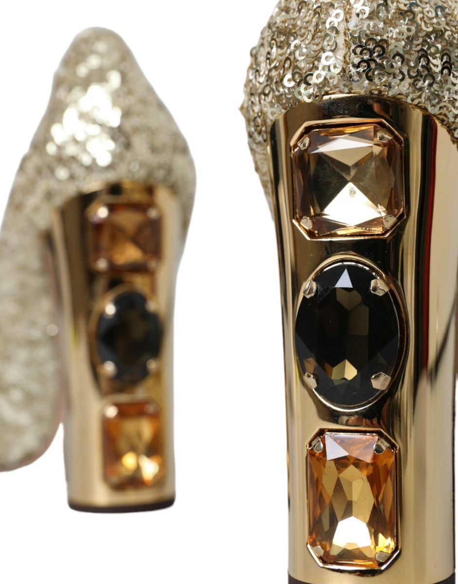 Dolce & Gabbana ハイヒール ゴールド　パイソン 0400013535394_GOLD?wid=600&hei