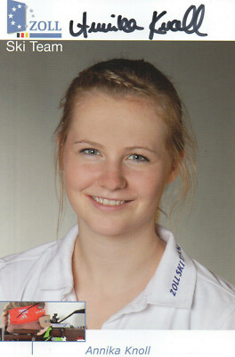 Autogramm - Annika Knoll (Biathlon) 